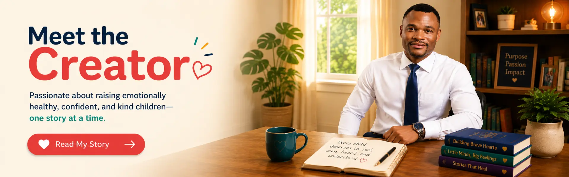 Godswill Ambrose, creator of Healthy Little Minds